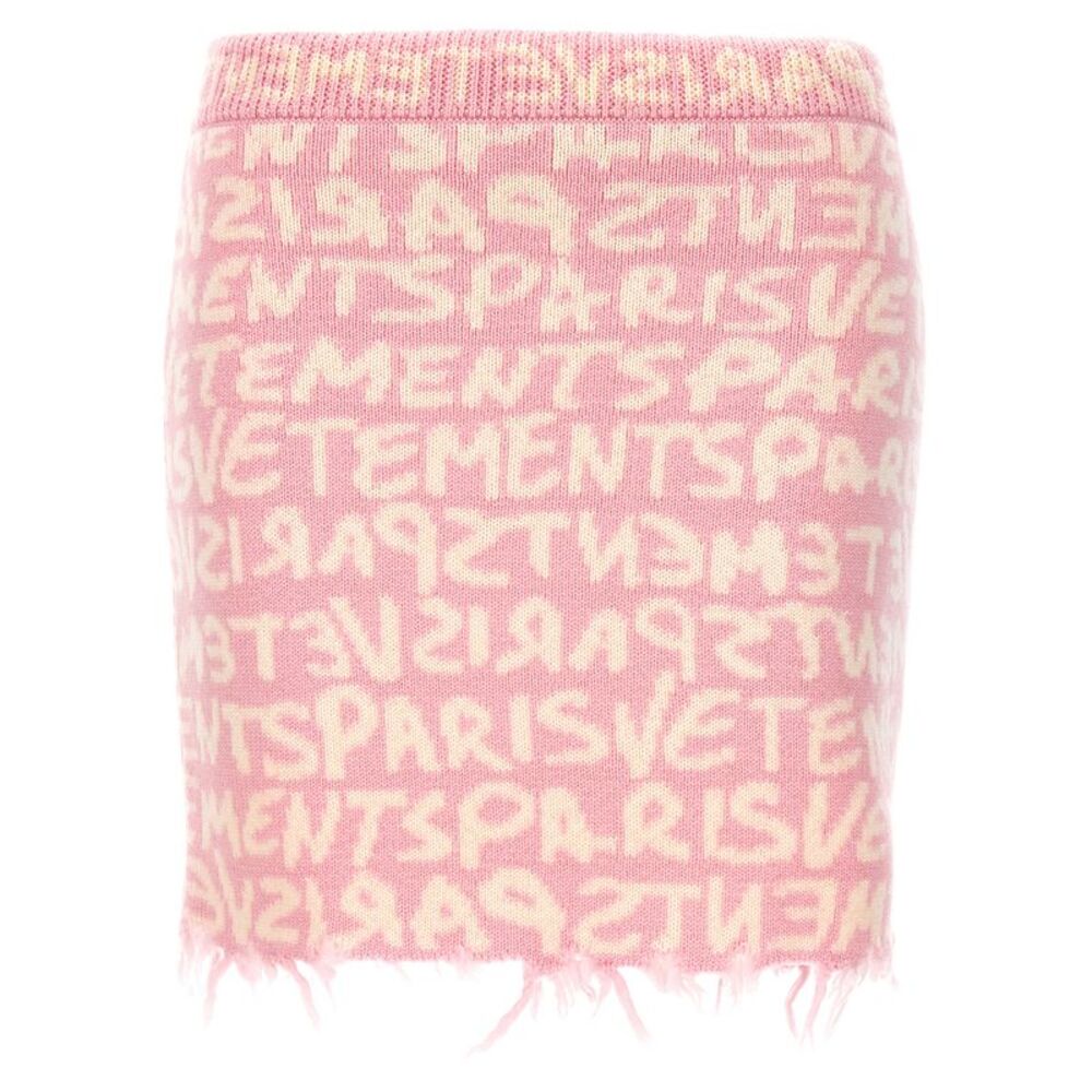 Vetements Women 'Graffiti Monogram' Skirt